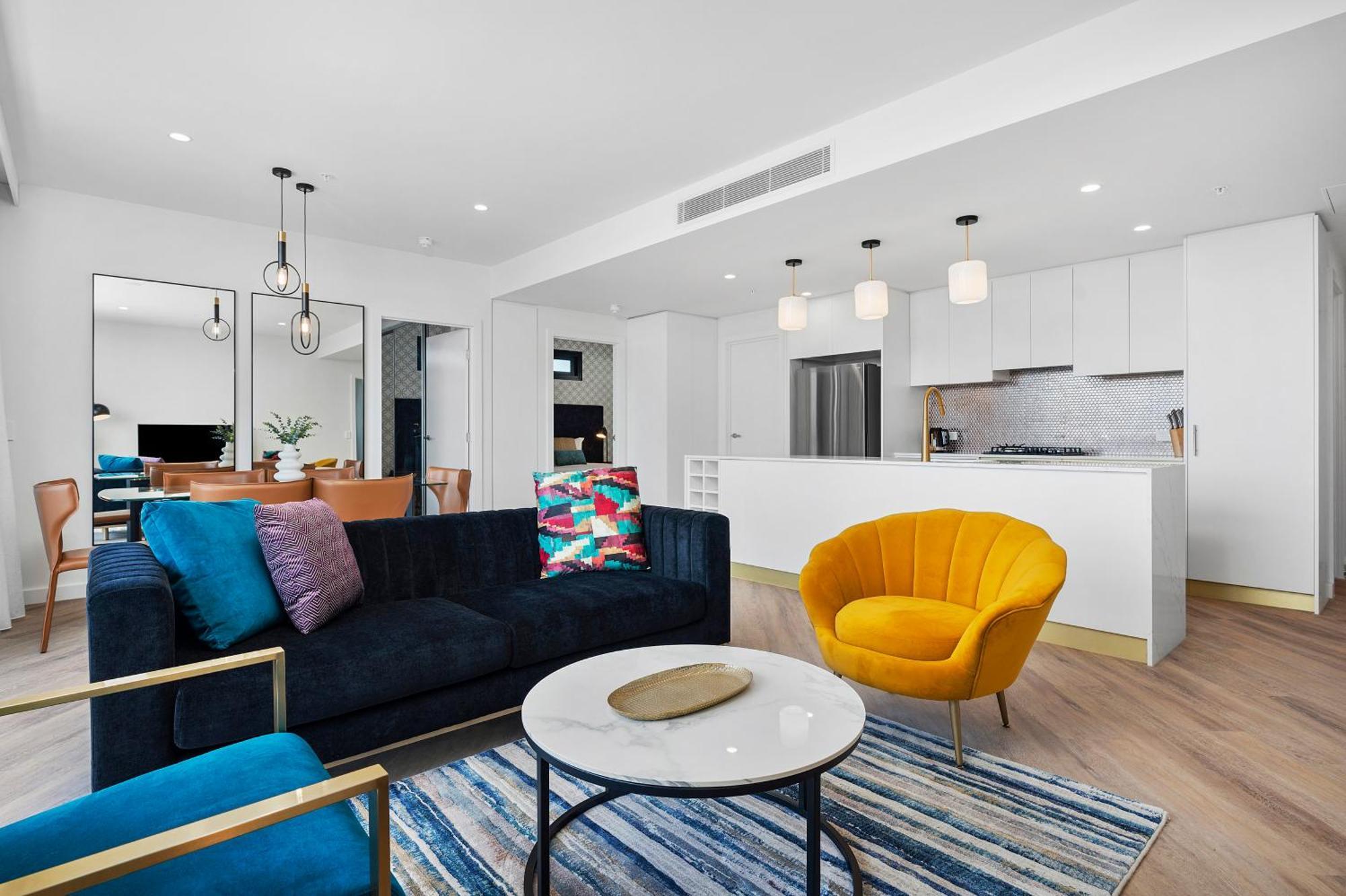 Three-Bedroom King with Urban View