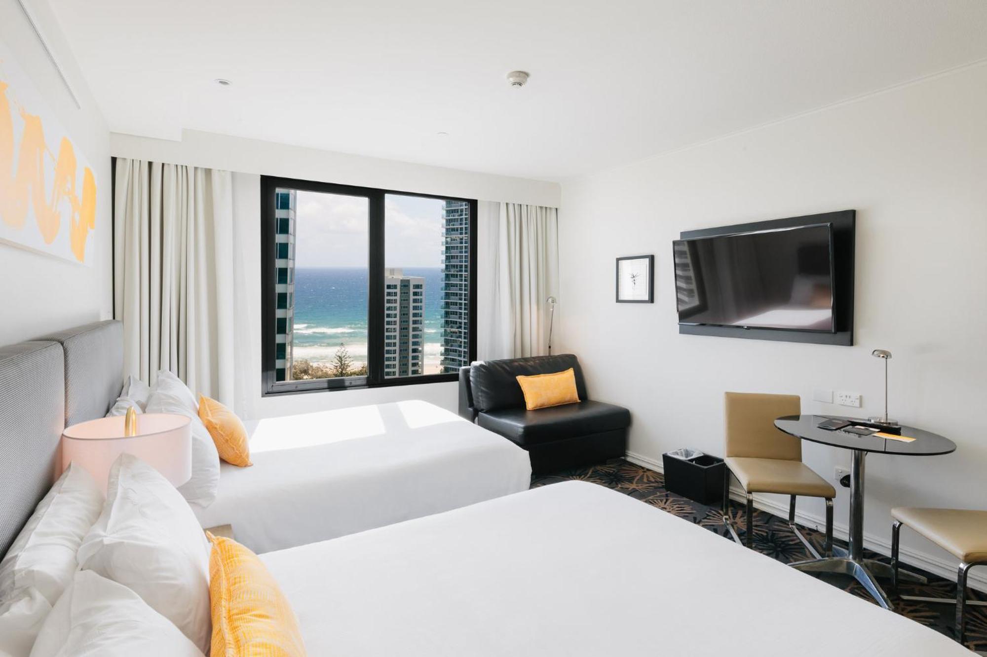 Standard Ocean View Two Double Beds