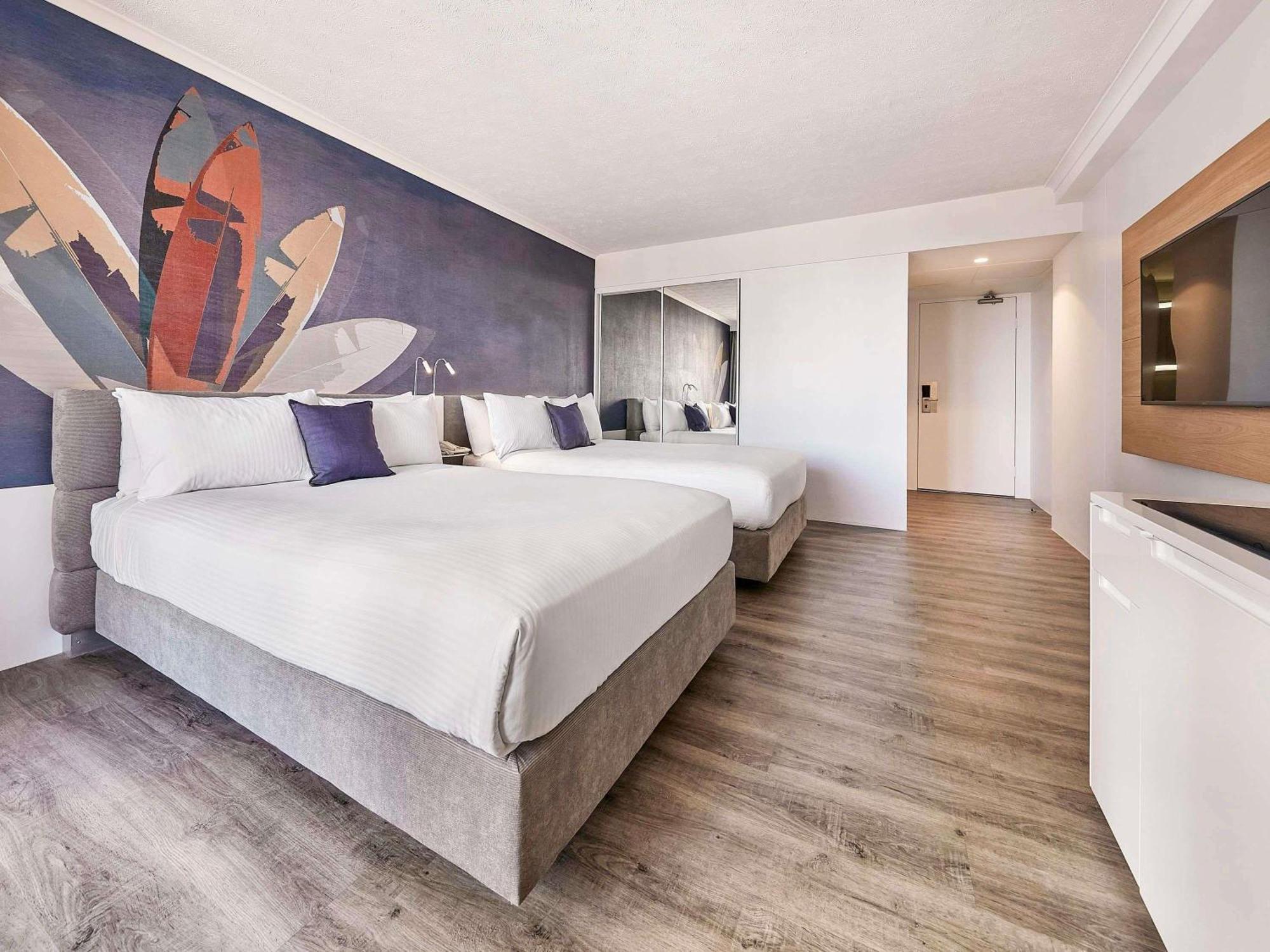 Deluxe Double Room Two Double Beds View