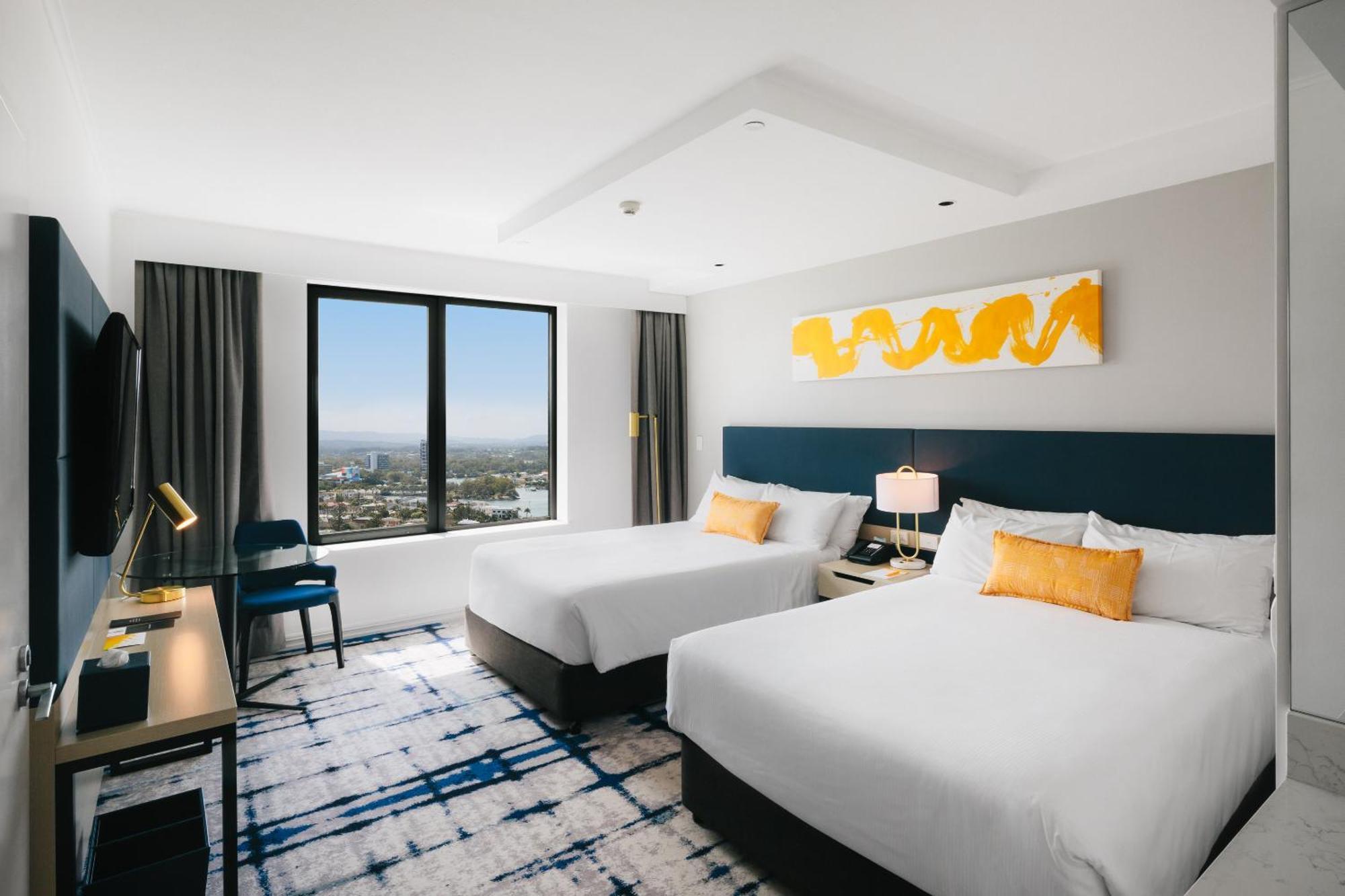 Premium Double Room Two Double Beds Mountain View