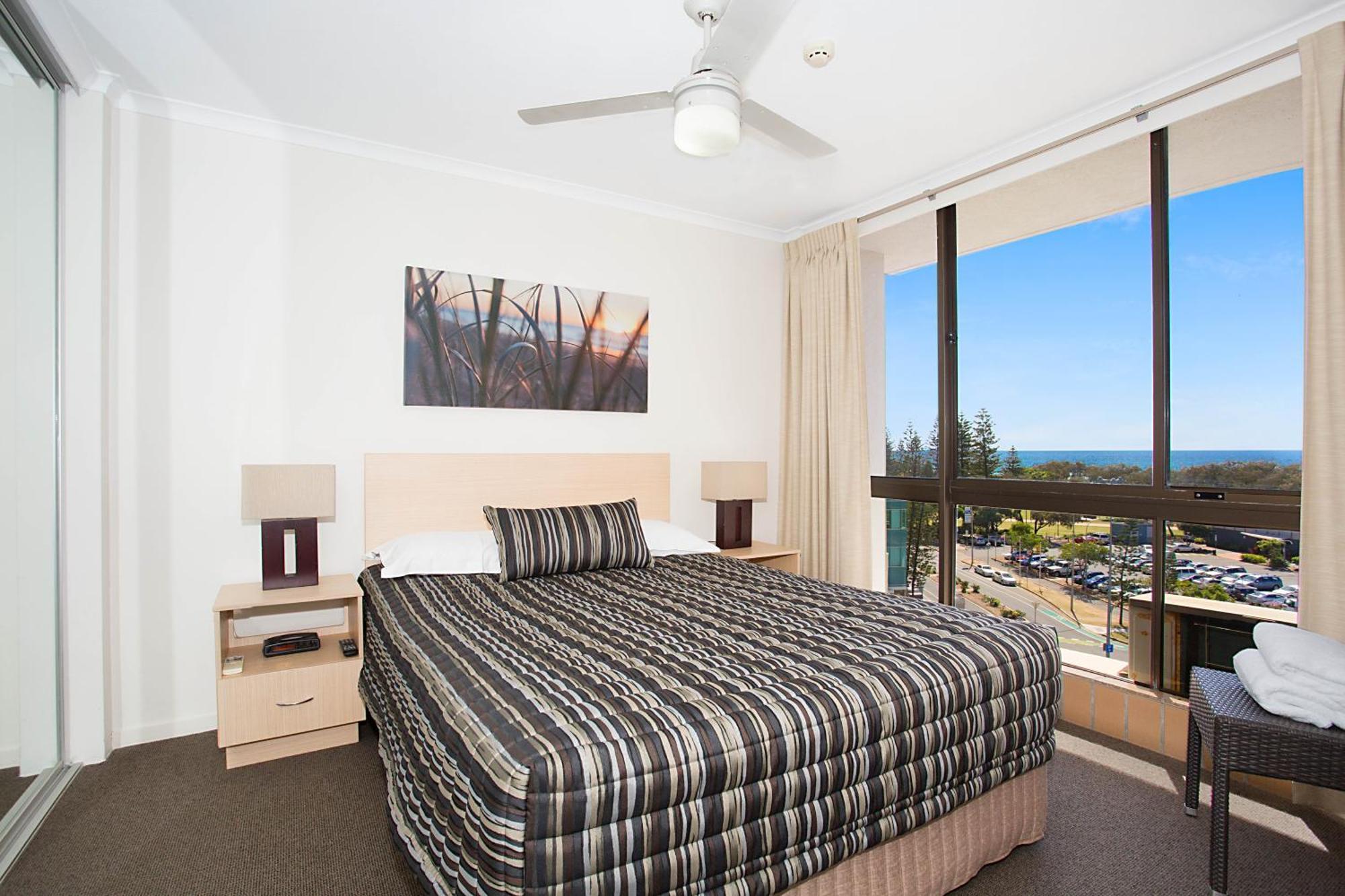 One Bedroom Budget Apartment Balcony Ocean View