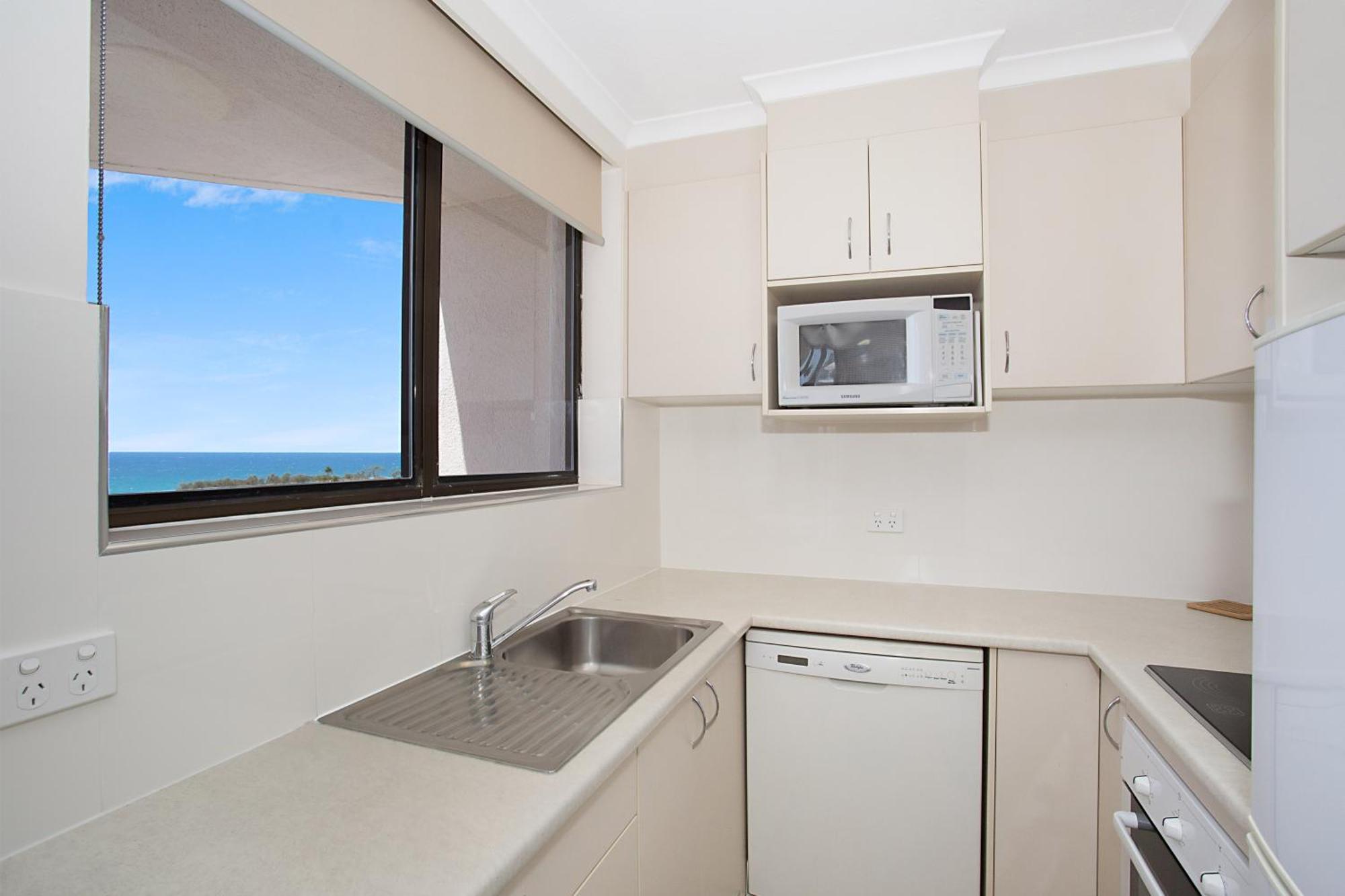 One Bedroom Budget Apartment Balcony Ocean View