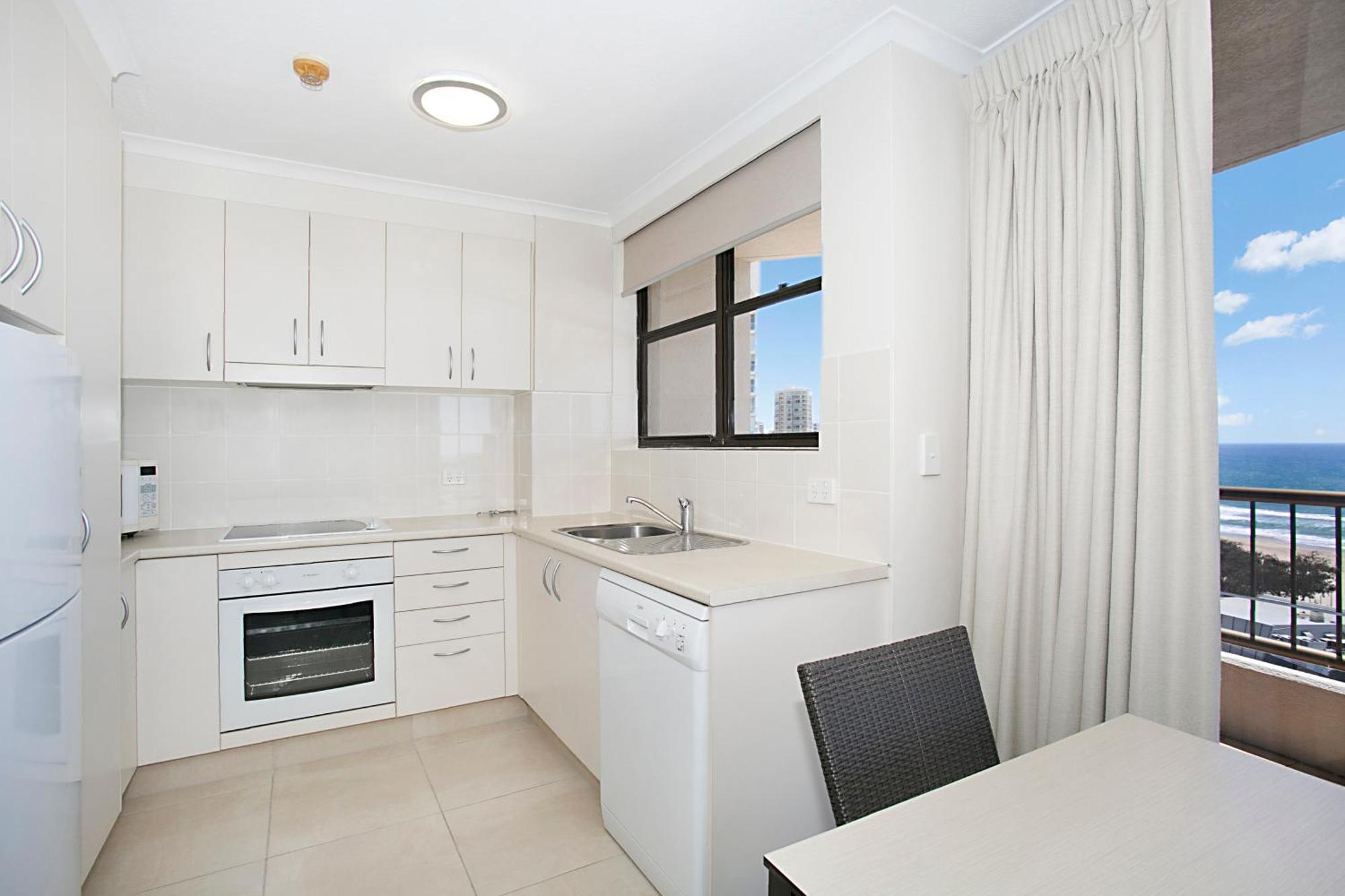 One Bedroom Budget Apartment Balcony Ocean View