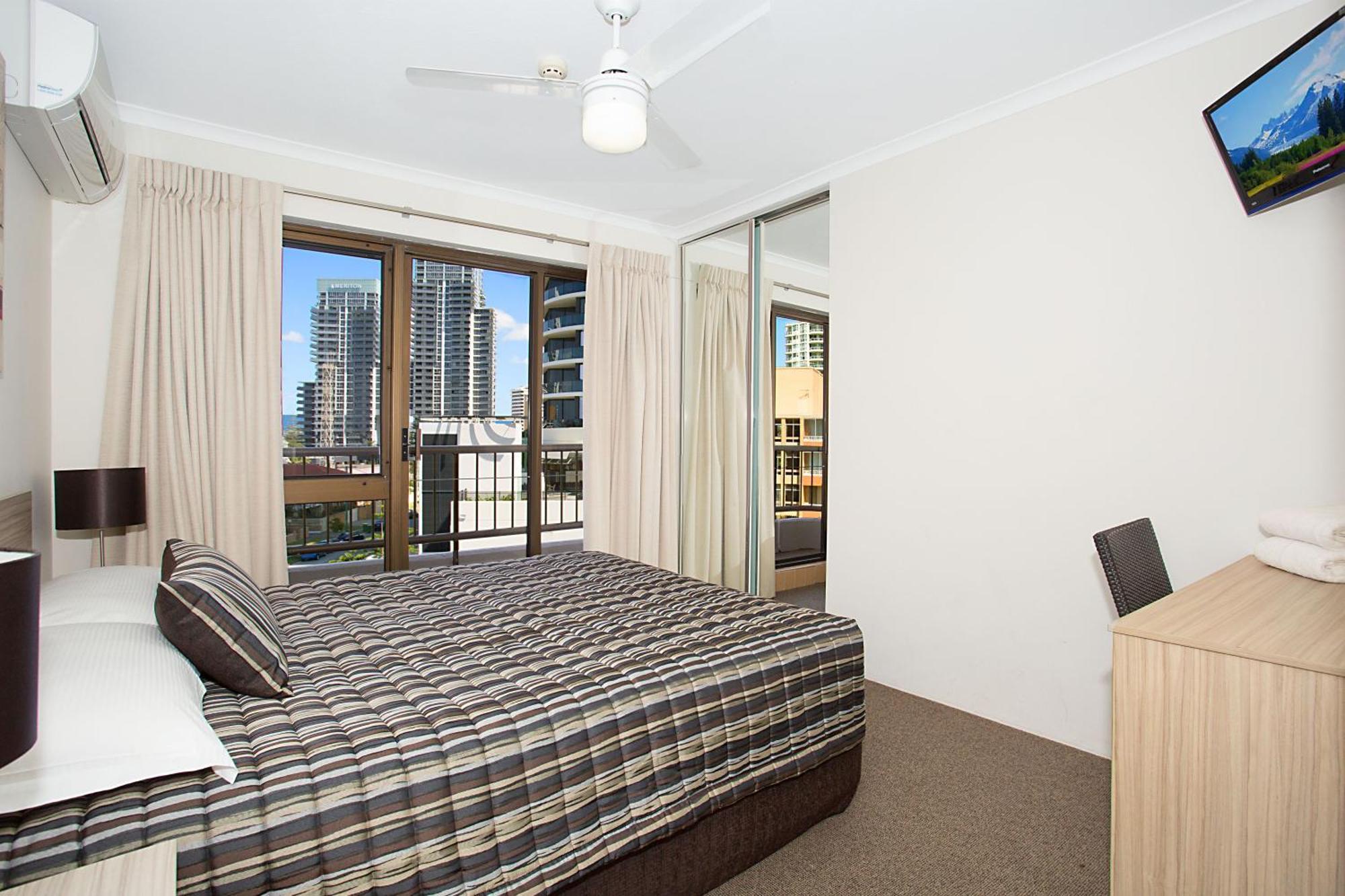 One Bedroom Budget Apartment Balcony Ocean View