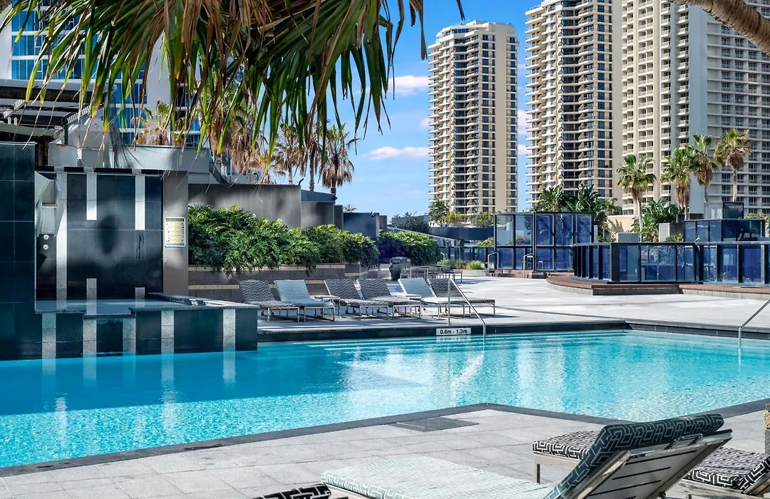 Ocean Views! - One Bedroom Apartments With Spa - From Level 9 - Circle On Cavill - Self Contained & Privately Managed - Wow Stay-1
