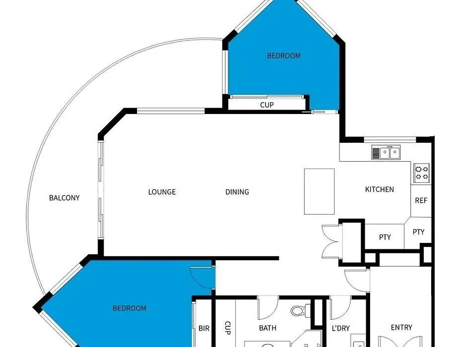 Moroccan Beachfront 2Bdr-Apt In Surfers Paradise-1