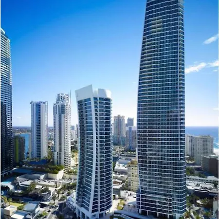49Th Floor Apartment With Ocean And Skyline Views Sitting Above The Hilton Hotel-3