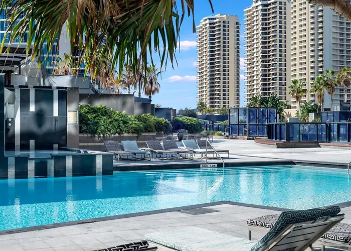 Ocean Views! - One Bedroom Apartments With Spa - From Level 9 - Circle On Cavill - Self Contained & Privately Managed - Wow Stay Gold Coast