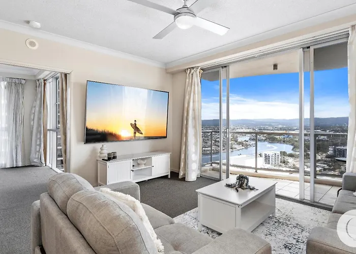 Kids Stay Free In Hinterland View 2 Bedroom 1 Bathroom Apartment At Chevron Renaissance- Q Stay Gold Coast