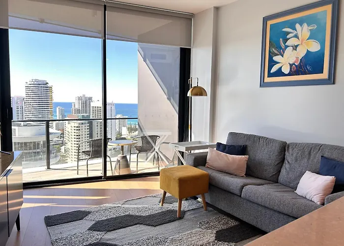 Above Broadbeach Casino 1Brplus Study Ocean-City Views Gold Coast