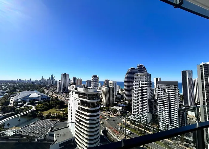 Above Broadbeach Casino 1Brplus Study Ocean-City Views Gold Coast