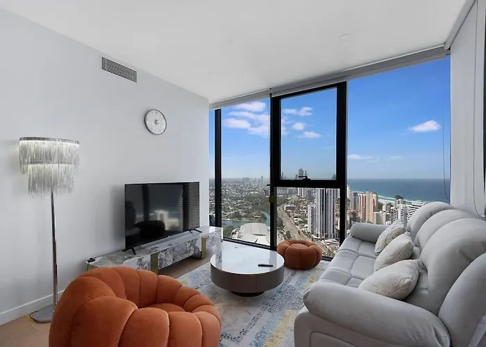 Million Dollar Ocean View Free Car Park 3Br In Broadbeach, Australia Gold Coast