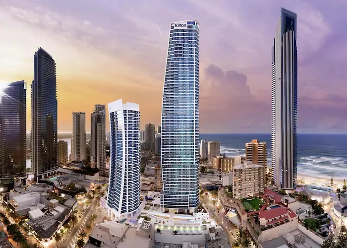 Beach Mountain View Sleeps 6 Surfers Paradise 2 Bed 2 Bath Circle On Cav & Hilton Surfers Gold Coast