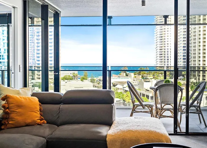 Ocean Views! - One Bedroom Apartments With Spa - From Level 9 - Circle On Cavill - Self Contained & Privately Managed - Wow Stay Gold Coast
