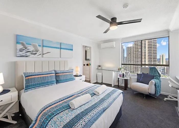 Beach Studio Ocean Views Level 17 Pool Gym Sauna Gold Coast