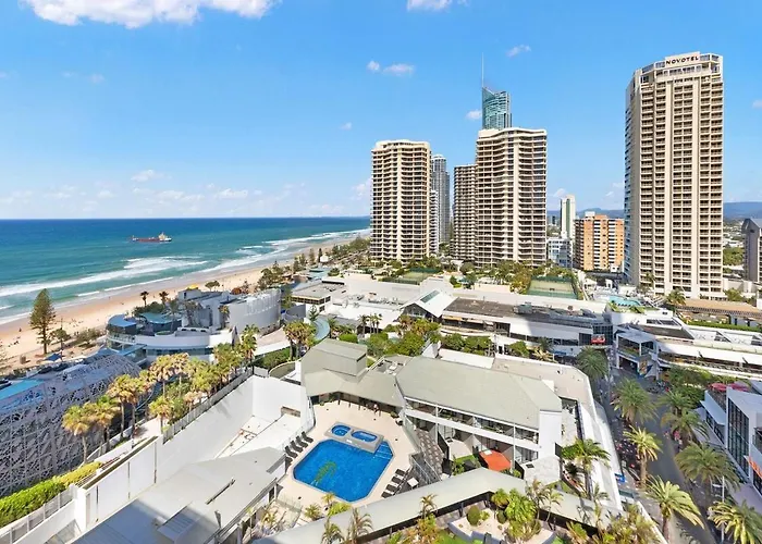 Beach Studio Ocean Views Level 17 Pool Gym Sauna Gold Coast
