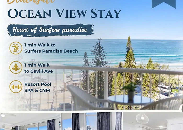 Moroccan Beachfront 2Bdr-Apt In Surfers Paradise Gold Coast